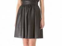 MAISON ULLENS Perforated Leather Dress