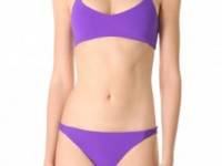 Mara Hoffman Electric Casino Basket Weave Bikini Top