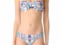 Mara Hoffman Electric Casino Braid Bikini Top