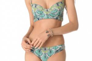 Mara Hoffman Feather Underwire Bikini Top