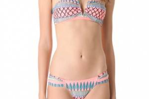 Mara Hoffman Frida V Wire Bikini Top