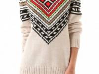 Mara Hoffman Intarsia Pullover