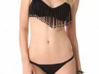 Mara Hoffman Psychic Readings Fringe Bikini Top