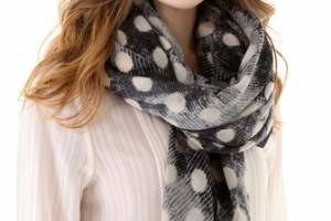 Marc by Marc Jacobs B. Lizard Dot Scarf