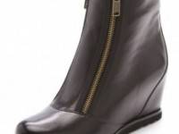 Marc by Marc Jacobs Double Zip Wedge Booties