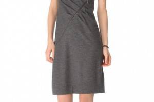 Marc by Marc Jacobs Fiona Wool Dress With Asymmetrical Zipper