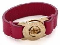 Marc by Marc Jacobs Large Turnlock Leather Bracelet