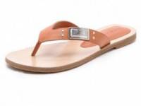 Marc by Marc Jacobs Logo Plaque Flip Flops