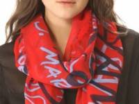 Marc by Marc Jacobs MBMJ Print Scarf