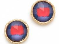 Marc by Marc Jacobs Paste &amp; Prints Large Stud Earrings