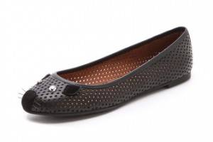 Marc by Marc Jacobs Perforated Mouse Flats