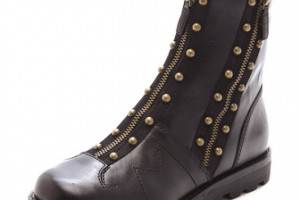 Marc by Marc Jacobs Studded Monkey Zip Up Booties