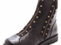 Marc by Marc Jacobs Studded Monkey Zip Up Booties