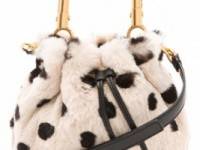 Marc by Marc Jacobs Too Hot To Handle Fur Little Drawstring Bag