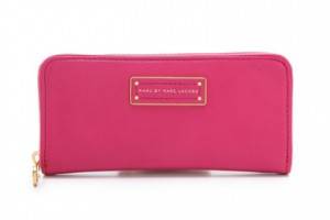 Marc by Marc Jacobs Too Hot to Handle Slim Zip Around Wallet