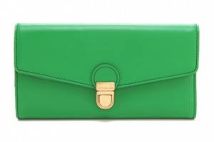 Marc by Marc Jacobs Top Chicret Solid New Long Trifold Wallet