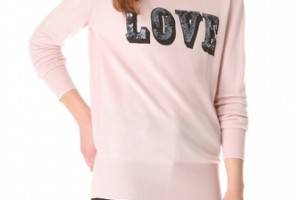 Markus Lupfer Love Sequined Sweater