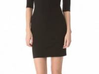 Mason by Michelle Mason Plunge Neck Dress