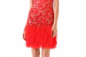 Matthew Williamson Fitted Lace Dress