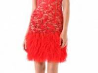 Matthew Williamson Fitted Lace Dress