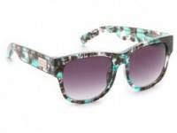 Matthew Williamson Printed Curved Square Sunglasses