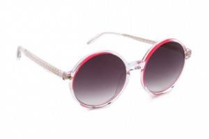 Matthew Williamson Transparent Round Sunglasses