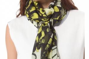 McQ - Alexander McQueen Butterfly Camo Scarf