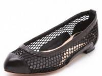 McQ - Alexander McQueen Cap Toe Mesh Flats