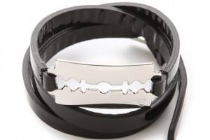 McQ - Alexander McQueen Razor Triple Wrap Bracelet