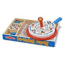 Melissa & Doug - Wooden Birthday Cake