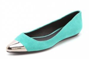 Messeca New York Jacqueline Cap Toe Suede Flats