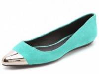 Messeca New York Jacqueline Cap Toe Suede Flats