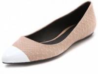 Messeca New York Jacqueline Metal Toe Flats