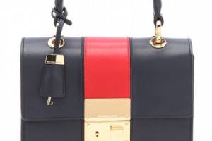 Michael Kors Collection Middleton Stripe Bag