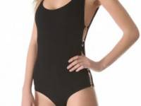 Michael Kors Collection Swimsuit with Side Cutouts