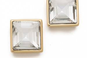 Michael Kors Crystal Square Studs