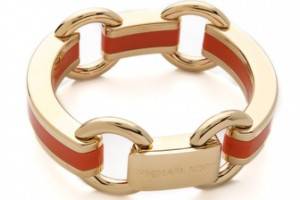 Michael Kors Enamel Status Link Bracelet