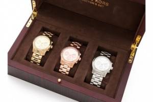 Michael Kors Runway Chronograph Watch Collector Box Set