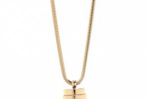 Michael Kors Tortoise Horn Pendant Necklace