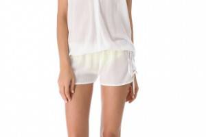 MIKOH SWIMWEAR Jaws V Neck Romper