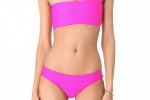 MIKOH SWIMWEAR Laniakea Bandeau Bikini Top