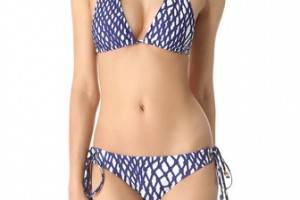 Milly Boca Eyelet Bikini Top