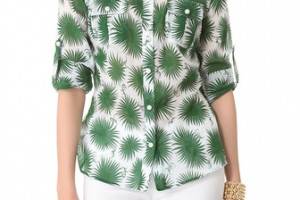 Milly Caroline Button Blouse