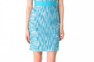 Milly Combo Trim Sheath Dress