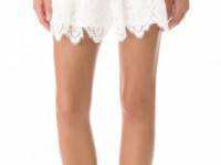 Milly Margaret Scalloped Lace Skirt