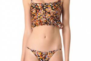 MINKPINK Florence Frill Bikini Top