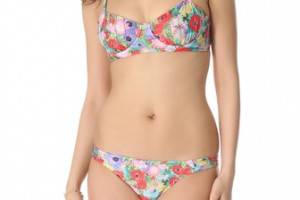 MINKPINK Lexi Pintuck Bikini Top