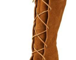 Minnetonka Lace Up Knee High Boots