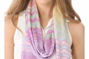 Missoni Scallop Print Scarf