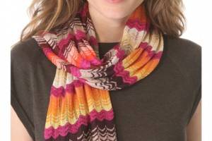 Missoni Wave Print Scarf